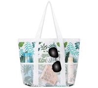 BACH AND BOOZY bolso playero hawaii para mujer bandolera reutilizable viajes compras tote