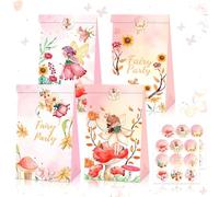 BACH AND BOUJEE bolsas preferidas para fiestas de hadas 12 unidades cajas de fiesta hongos mágicos setas silvestres suministros para celebraciones casita de hadas