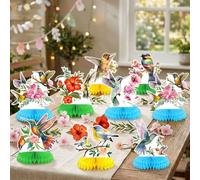BACH AND BOUJEE kolibri papel aves tropicales decoracion mesa fiesta