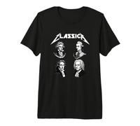 Bach Beethoven Chopin Mozart Divertidos Compositores de Música Clásica Camiseta Premium