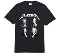 Bach Beethoven Chopin Mozart Divertidos Compositores de Música Clásica Comfort Colors Adult Heavyweight T-Shirt