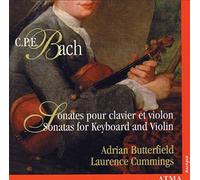 Adrian Butterfield, violin;Laurence Cummings, clave - C.P.E Bach: Sonatas para violin