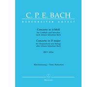 BACH C.P.E. - Concierto en Re menor (BWV:1052a) para 2 Pianos a 4 manos (Urtext) (Breig)