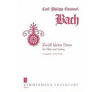 BACH C.P.E. - PEQUEÑOS DUOS (12) FLAUTA Y VIOLIN
