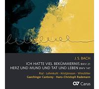 Bach – Cantatas BWV 21 y 147 – Rial, Lekmuhl, Kristjansson, Winckhler, Rademann – Carus