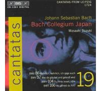 Bach : cantates sacrées vol.19 BWV 86, 37, 104, 166