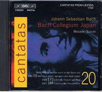Bach : Cantates sacrées Vol. 20 BWV 184, 173, 59, 44