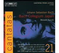 Bach : Cantates sacrées vol. 21 BWV 65, 81, 83, 190