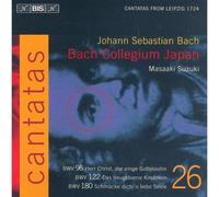 Bach : Cantates sacrées vol. 26 BWV 96, 122, 180