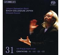 Bach : Cantates sacrées vol. 31 BWV 91, 101, 121, 133 [Hybrid SACD]