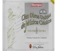 Bach - Cien Obras Únicas de Música Clásica Vol. Extra I Audio | Polkas y Valses Strauss, 9 Pistas Incluidas, Grabación Digital DDD, Münchner Ball Orchester, Colección Don Julián