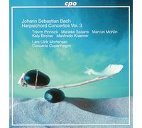 Bach : Concertos pour clavecin, vol. 3. Pinnock, Spaans, Mohlin, Mortensen.