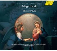 Bach CPE, JN : Magnificat, Missa brevis. Rilling.