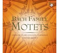 Motets De La Famille Bach [CD de audio] Choir Of Clare College, JS Bach, CPE Bach and Timothy Brown