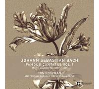 Bach : Famous Cantatas, vol. 1. Schlick, Wessel, De Mey, Mertens, Koopman.