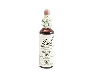 Bach - Flor de Bach Rock Rose, Complemento Alimenticio, con Extracto de Heliantemo, Uva de Alc 27% Vol, Ayuda a Gestionar las Emociones Relacionadas con el Valor - 20 ml