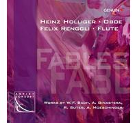 Bach, Ginastera, Suter, Moeschinger : Duos pour flûte et hautbois. Renggli, Holliger.
