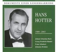 Bach/Haendel/Schubert/Brahms : Lieder und Arien. Hotter.