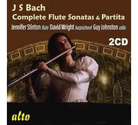 Bach : Intégrale des sonates pour flûte et partita. Stinton, Wright, Johnston.
