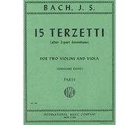Bach, J.S. - 15 Three Part Inventions BWV 787 801 for Two Violins and Viola - Arranged by David