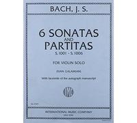 Bach, J.S. - 6 Sonatas and Partitas BWV 1001 1006 for Violin -by Galamian - International