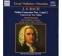Menuhin,Yehudi - Bach : Concertos Pour Violon N 1 En La Min; - Concerto Pour 2 Violons - Sonate Pour Violon N 2 En La