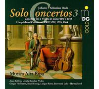 Bach, J.S. - Bach : Intégrale des concertos solo, vol. 3. Musica Alta Ripa.