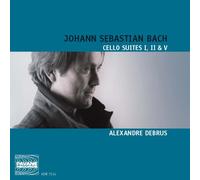 Bach, J.S. : Cello suites No. 1, 2 & 5. Debrus, Alexandre.