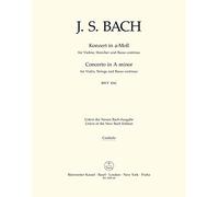 Bach, Johann S.. Concerto in A minor BWV 1041/ Cembalo