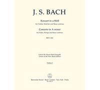 Bach, Johann S.. Concerto in A minor BWV 1041/ Violin I