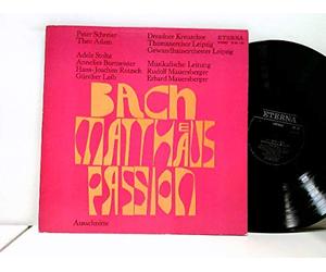 Bach, Johann Sebastian - Peter Schreier, Theo Adam, Adele Stolte, Annelies Burmeister, Hans-Joachim Rotzsch, Günther Leib, Dresdner Kreuzchor, Thomanerchor Leipzig*, Gewandhausorchester Leipzig, Rudolf Mauersberger, Erhar ...