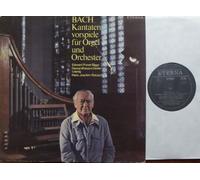 BACH Kantatenvorspiele für Orgel und Orchester / Edward Power Biggs Gewandhausorchester Leipzig Hans-Joachim Rotzsch / 1976 / Bildhülle / ETERNA # 8 26 877