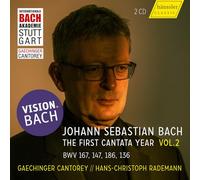 Bach : Les premières cantates, vol. 2. Feuersinger, Breuer, Potter, Kristjansson, Habermann, Winckler, Harvey, Rademann.
