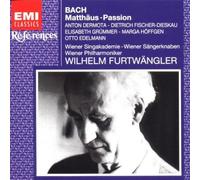 Bach: Matthaus-Passion / Wilhelm Furtwangler (Mono 1954 recording) by Unknown (2001-03-06?