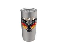 Bach Nachname Familienname Surname Family Last Name Vaso térmico de acero inoxidable de doble pared
