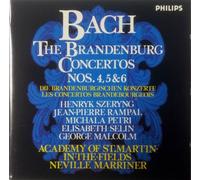Bach, Neville Marriner, Academy of St. Martin-In-The-Fields, Henryk Szeryng, Jean-Pierre Rampal, Michala Petri - Bach: Die Brandenburgischen Konzerte No. 4, 5 & 6