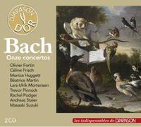 Bach : Onze concertos. Fortin, Frisch, Huggett, Martin, Mortensen, Pinnock, Podger, Staier, Suzuki.