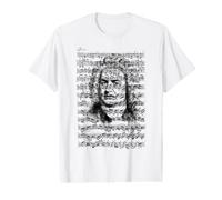 Bach Partita D-Menor Chaconne Violinista BWV 1004 Camiseta gráfica económica