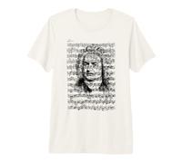 Bach Partita D-Menor Chaconne Violinista BWV 1004 Camiseta Premium