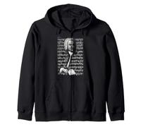 Bach Partita D-Menor Chaconne Violinista BWV 1004 Sudadera con Capucha
