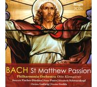 Bach : Passion selon Saint Mathieu. Fischer-Dieskau, Pears, Schwarzkopf, Klemperer.