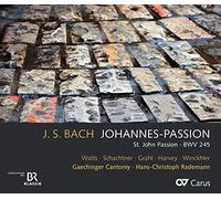 Bach : Passion selon St. Jean. Watts, Schachtner, Grahl, Harvey, Winckhler, Rademann.