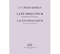 BACH - Preludio en Do menor (BWV:999) para Violin y Piano (Kodaly)