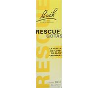 Bach - Rescue Gotas, Complemento Alimenticio con Flores de Bach, 20 ml | Ingredientes de Origen Natural, Ayuda para la Gestión de Emociones, Uso Diario, Formato Gotas, Fácil de Tomar, Adultos