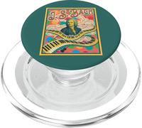 Bach Retro Pop Clásico Amante De La Música Diseño PopSockets PopGrip para MagSafe