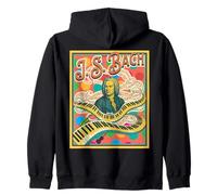 Bach Retro Pop Clásico Amante De La Música Diseño Sudadera con Capucha