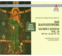 Bach: Sacred Cantatas, Vol 10 (BWV 183-188, 192, 194-199) / Harnoncourt by Gustav Leonhardt (1994-09-16)