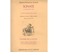 BACH - Sonata en Sol menor (BWV:1020) para Flauta y Piano (Leroy)