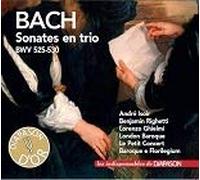 Bach : Sonates en trio, BWV 525-530. Isoir, Righetti, Ghielmi, London Baroque, Le Petit Concert Baroque, Florilegium.