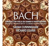 Bach : Sonates pour viole de gambe et clavecin. Cunningham, Egarr.